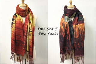 D&W Double sided scarf