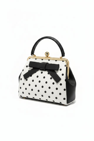 Crystale Polka Dot Bow Handbag