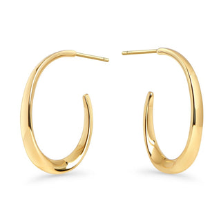 AquaLuxe Twisted Hoop Earrings