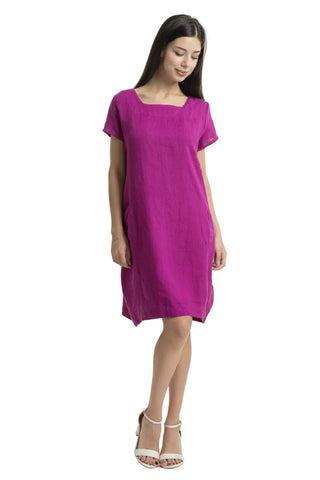 Linen Luv Short sleeve Day Dress