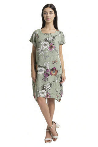 Linen Luv Short Balloon Day Dress