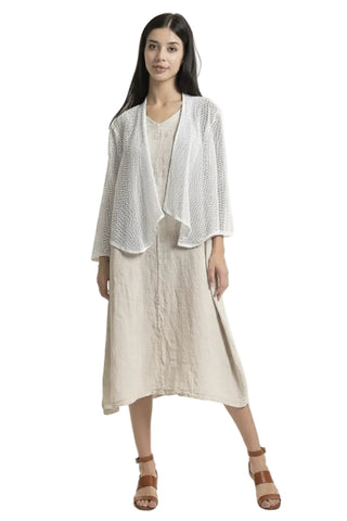 Linen Luv Crochet Knit Bolero