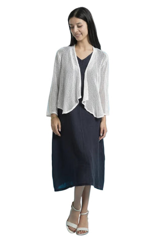 Linen Luv Crochet Knit Bolero