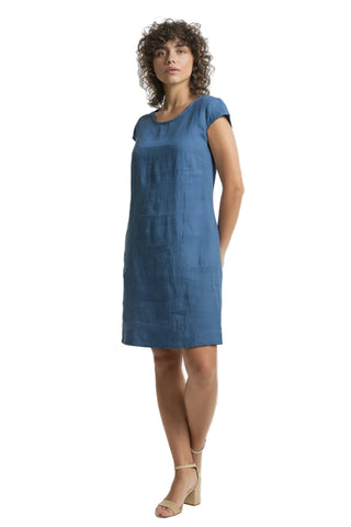 Linen Luv Cap sleeve Day Dress