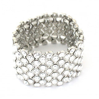 Crystal Waters Rhinestone Stretch Bracelet