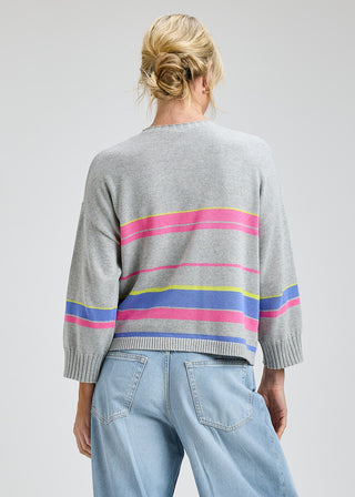 Zacket and Plover Crop Stripe Sweater