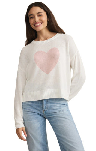 Z Supply Sienna Sweater with Heart