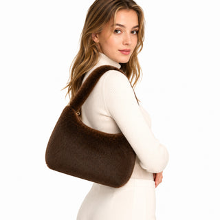 AOTA Faux Fur Purse