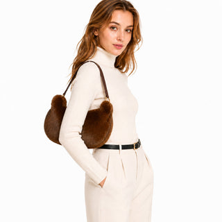 AOTA Faux Fur Handbag