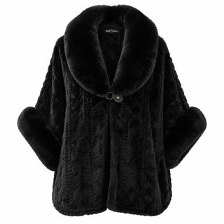 AOTA Luxurious Faux Fur Cape