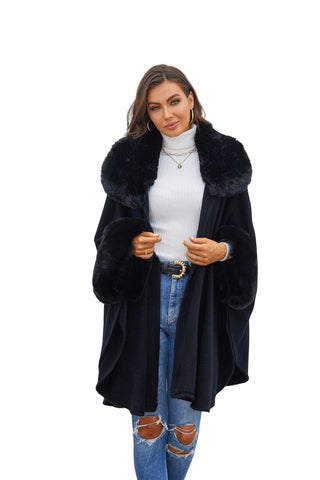 AOTA Faux Fur Cape