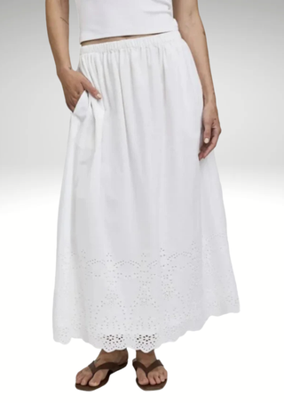 Gentle Fawn Embroidered Eyelet Skirt