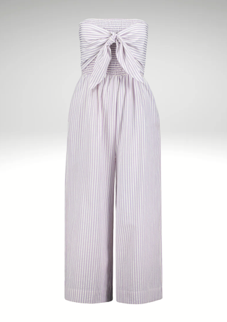 Bishop & Young Tie Front Stripe Jumpsuit