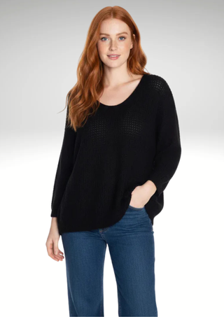 Amorosa Mesh Linen Top