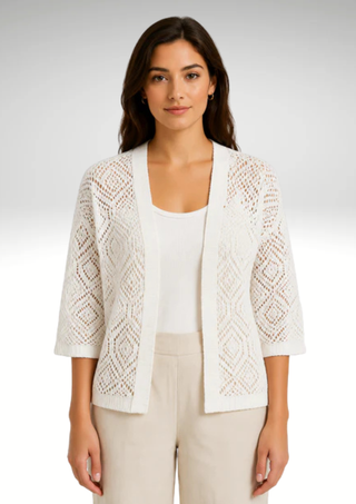 Eternelle Open Front Cardigan