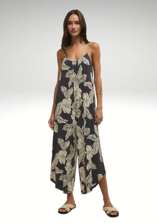 Z Supply Flared Asha Floral Jumpsuit