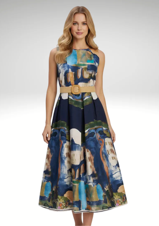 Astrid Belted Dress