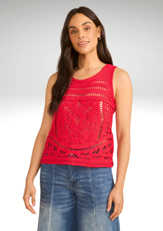 FDJ Crochet Sleeveless Top
