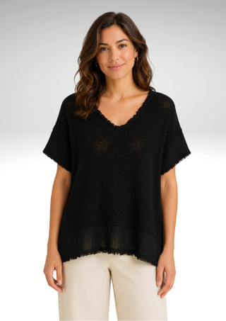 Eternelle Mesh Short sleeve Top