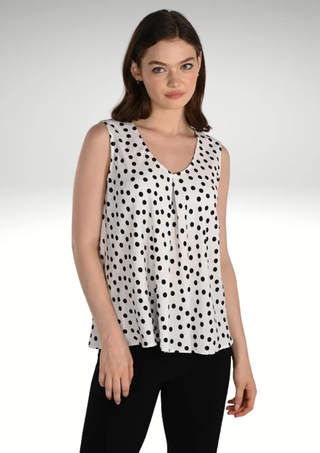 Frank Lyman Polka Dot Tank Top