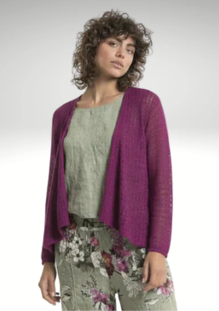 Linen Luv Crochet Knit Bolero