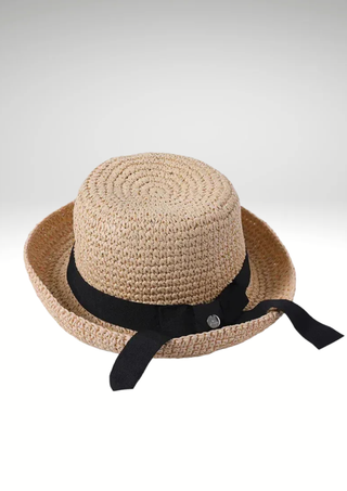The Pathz "Rosie Bow" Melon Crochet Hat