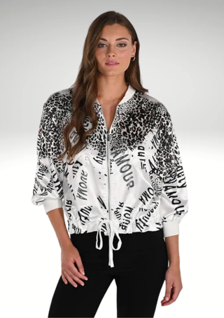 Frank Lyman Satin Print Jacket