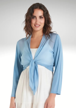 Femme Fatale Chiffon Wrap Top