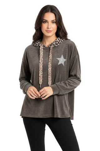 Eternelle  Hooded Pullover