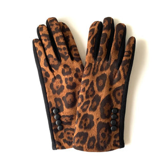 Luv & Co. Animal Print Gloves