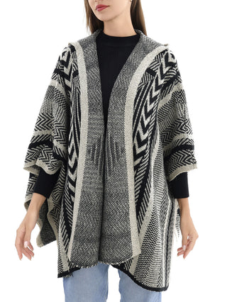 D & W Hooded Poncho