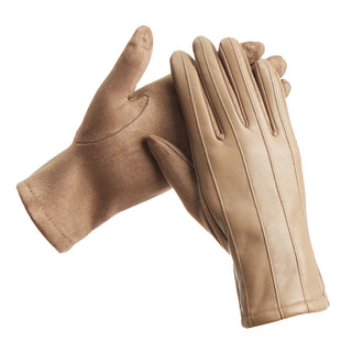 D&W Touch Screen Mixed Material Gloves