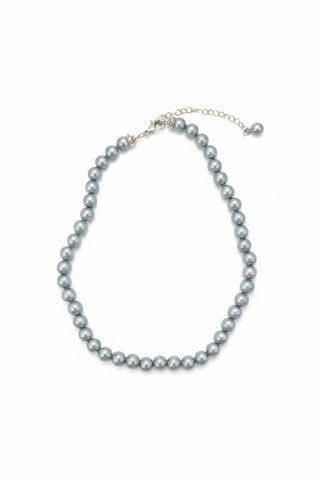 Crystal Waters Grey Small Pearl Necklace