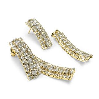 J. Kent Split Bars Earring Gold