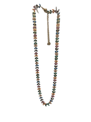Crystal Waters Multi Leaf Necklace