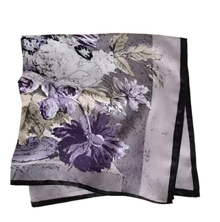 Luv & Co. Vase of purple flowers Scarf