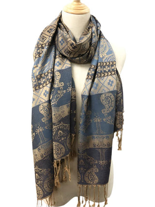 D&W Pashmina Paisley Print Scarf