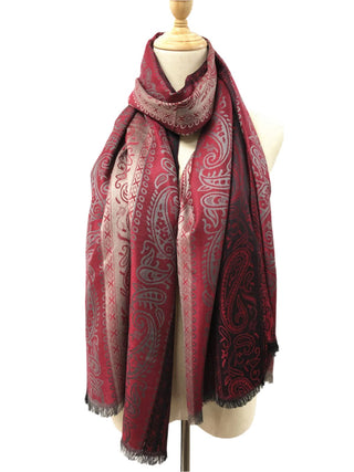 D&W Pashmina Paisley Print Scarf