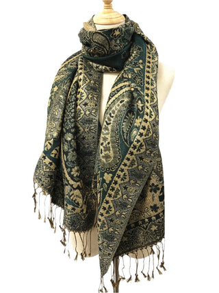 D&W Pashmina Large Paisley Print