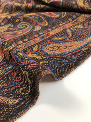 D&W Pashmina Stripes of Paisley Scarf