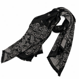 AOTA Pashmina Shimmery Paisley Scarf