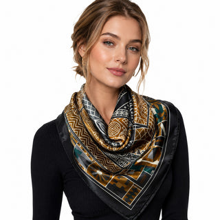 AOTA Geometric Tribal Print Scarf