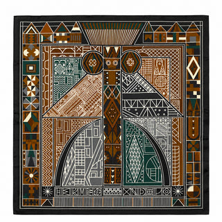 AOTA Geometric Tribal Print Scarf