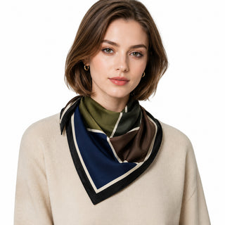 AOTA Colour Block Print Scarf