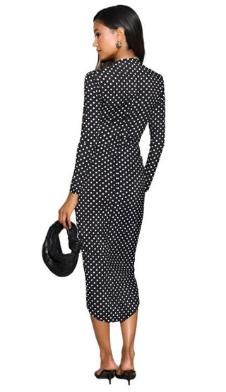 Angel Eye Polka Dot Dress Back